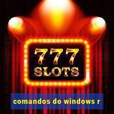 comandos do windows r